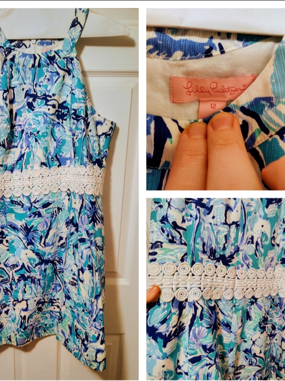 Lilly Pulitzer Elephant Appeal Dress Size 12